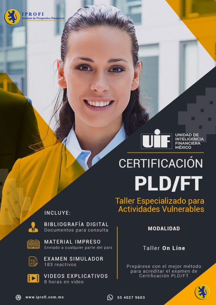 Certificación AV UIF 2023 en Prevención de Lavado de Dinero