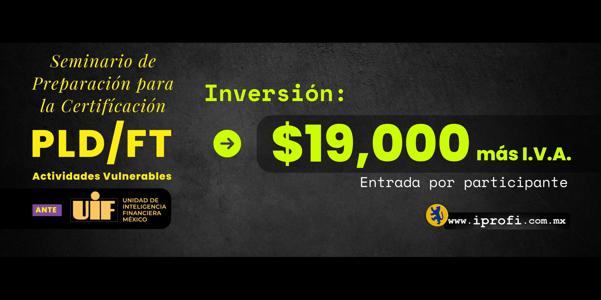 Precio Curso Antilavado AV UIF