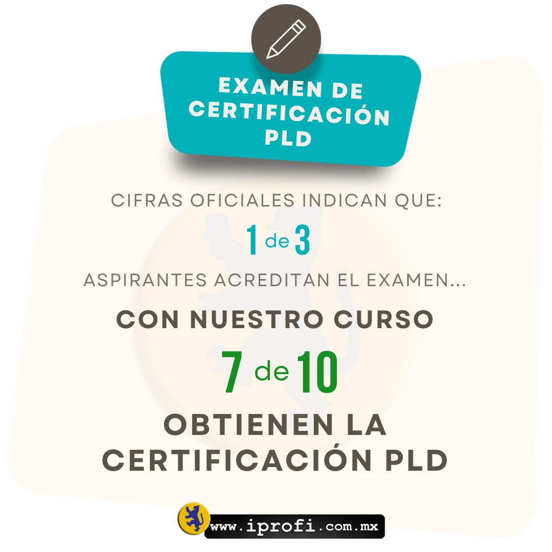 Cifras oficiales indican que pasan 1 de cada 3 aspirantes al examen... En nuestro índice de éxito es: 8 de cada 10 participantes de nuestro curso, pasan el examen 
