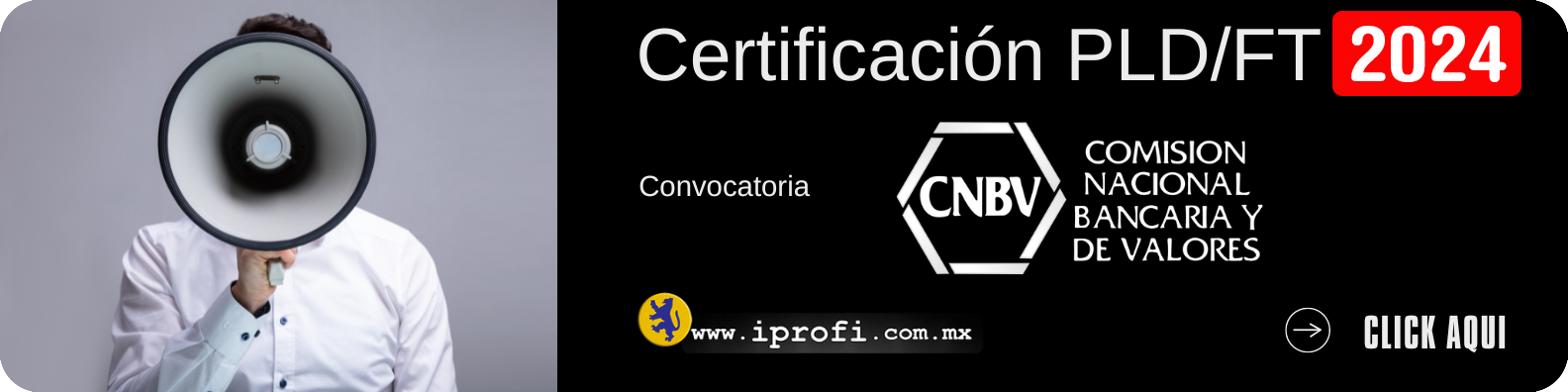 Convocatoria certificación PLD/FT CNBV 2024