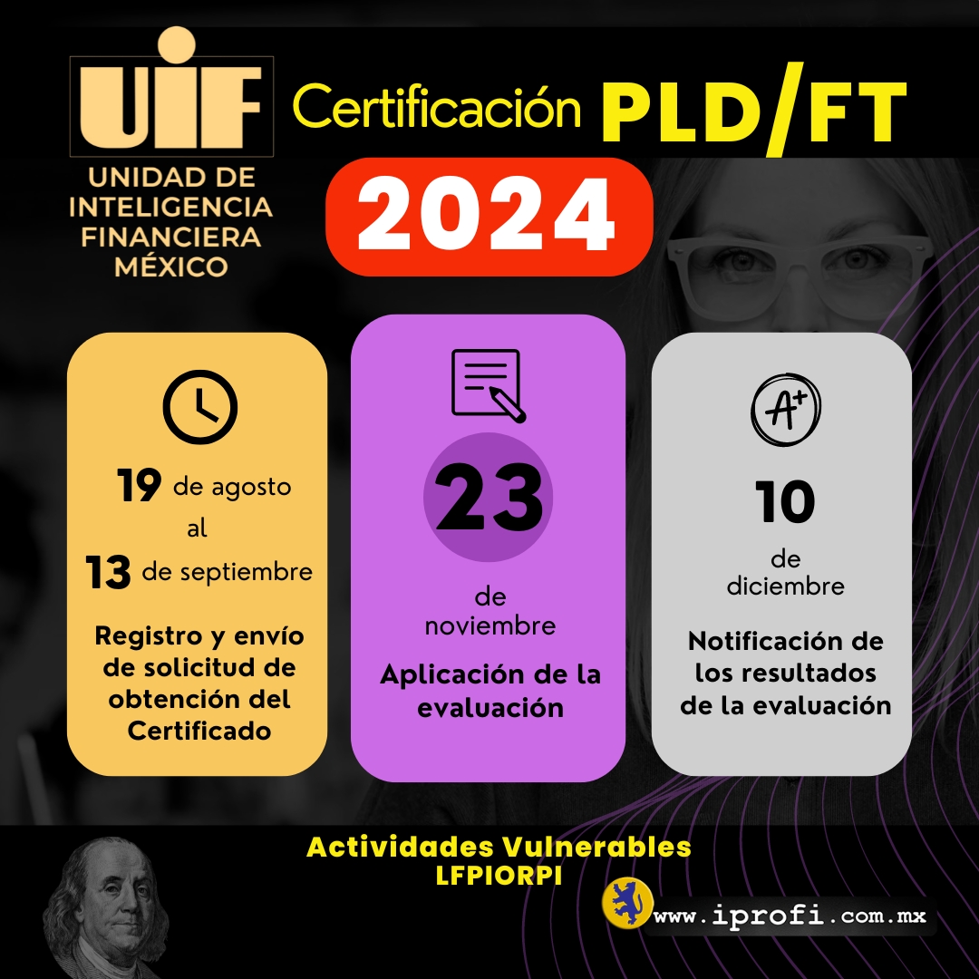 Certificación PLD UIF 2024